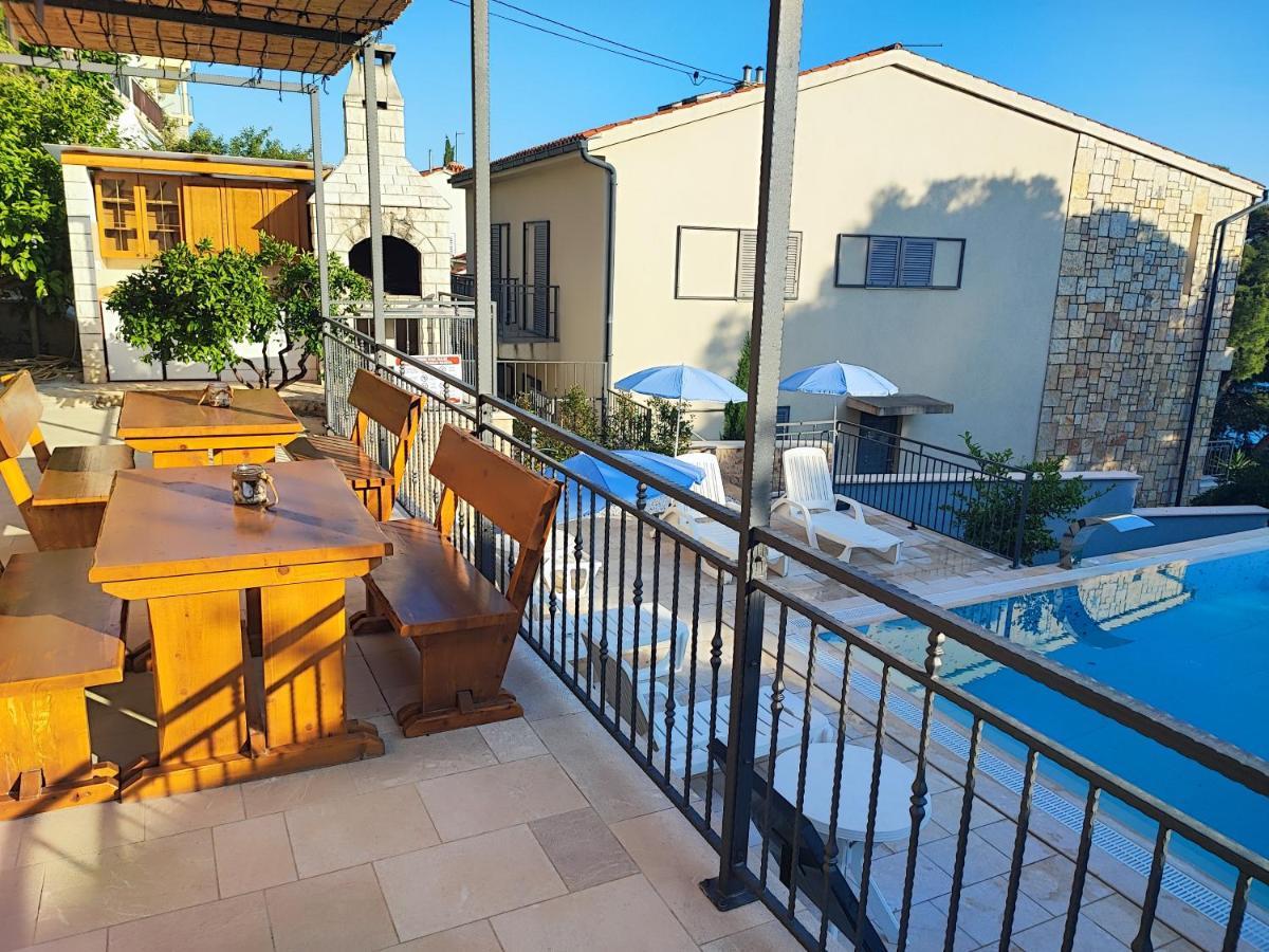 Villa Penava, Private Beach, Pool And 7Min To Трогір Екстер'єр фото