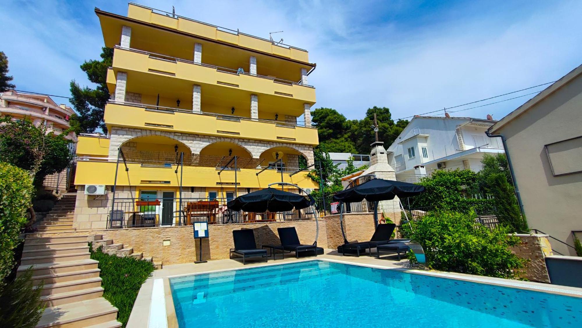 Villa Penava, Private Beach, Pool And 7Min To Трогір Екстер'єр фото