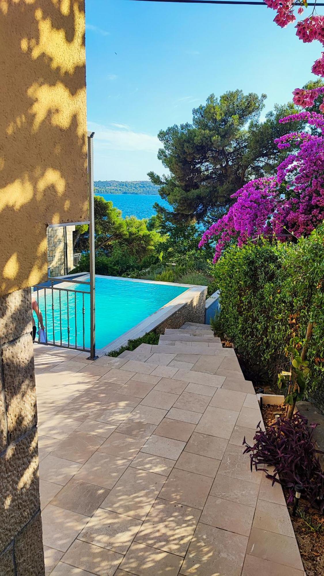 Villa Penava, Private Beach, Pool And 7Min To Трогір Екстер'єр фото