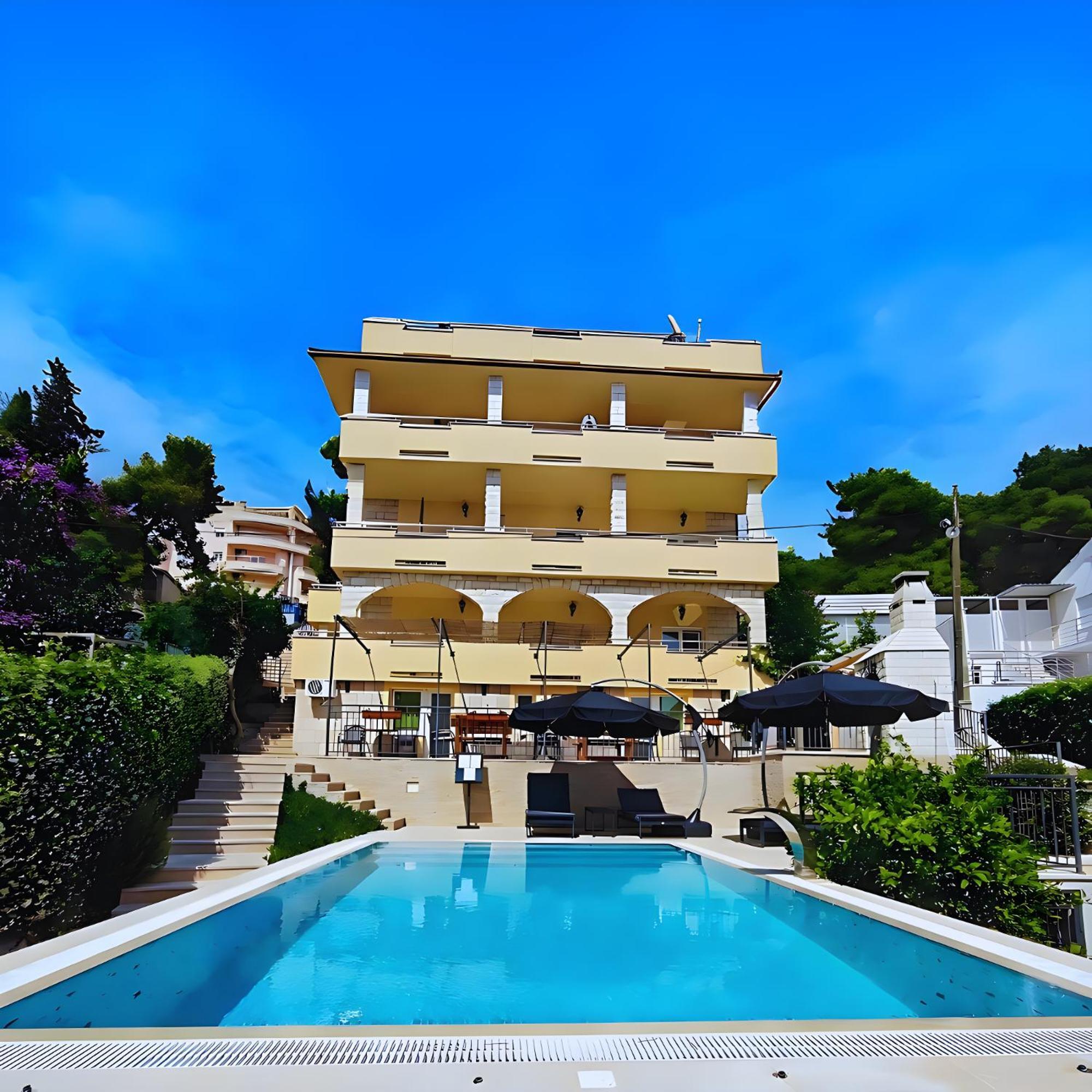 Villa Penava, Private Beach, Pool And 7Min To Трогір Екстер'єр фото